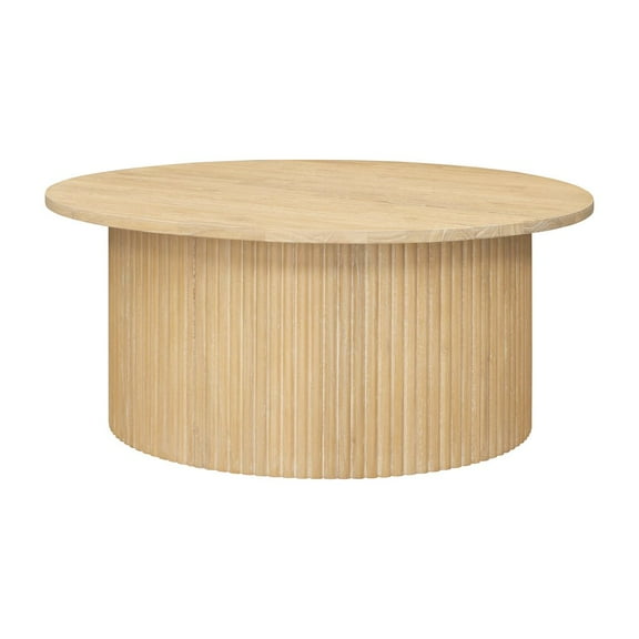 NPD Furniture Aniston Coffee Table in Natural Whitewash