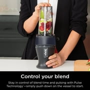Ninja Fit Personal 16 oz Blender, 700 Watts, Single-Serve, Spout Lid, QB2900SSBFNV Deep Navy Blue