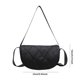 thumbnail image 4 of Bolso acolchado monedero cremallera mujer doble correa ancha para viajes citas uso diario, 4 of 8