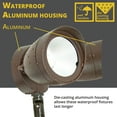 thumbnail image 5 of MW Lighting Twin Head LED Dusk-to-Dawn Security Light with Motion Sensor, 1400 Lm, Metal Housing brown Brown, 5 of 7