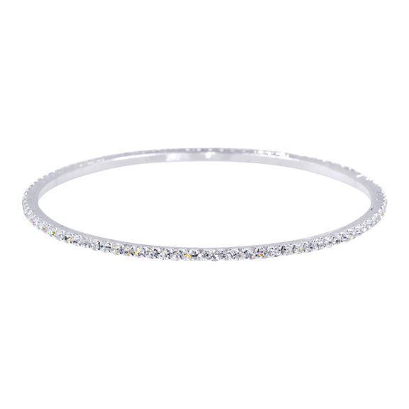 #15094 - Single Thin Rhinestone Bangle