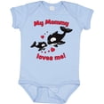 thumbnail image 3 of Inktastic My Mommy Loves Me Orca Baby Boys or Girls Baby Bodysuit, 3 of 5