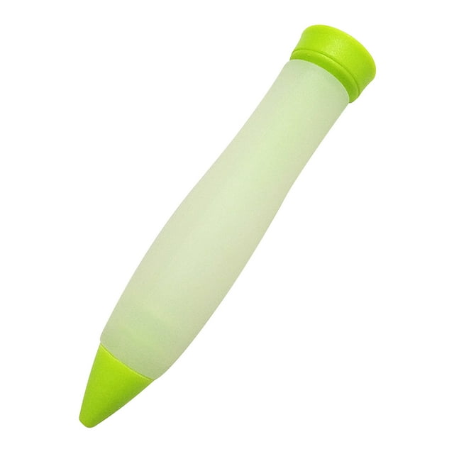 Vacemry Baking Decorating Pen, Cake Writing Tool with Removable Nozzles for Icing Cream Piping Gel, DIY Dessert Graffiti Squeezing Pen for Birthday Party Wedding Celebration Home Kitchen Decor