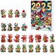 thumbnail image 1 of 2025 Christmas Countdown Calendar Cute Acrylic Decoration Holiday Gifts Box For Family And Friend, 1 of 5