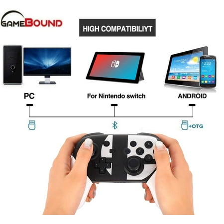 Wireless Gamepad Controller for Nintendo Switch (white)