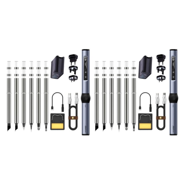 Speravity Cabezal de soldador integrado para soldadura segura y confiable soldador eléctrico portátil azul alto 6 cabezas Azul alto 6 cabezas 2piezas