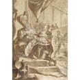 thumbnail image 3 of Circle of Luca Giordano 14x18 Black Modern Framed Museum Art Print Titled - The Painter Rewarded (1634-1705), 3 of 5
