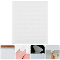 OULII 1000Pcs Clear Double Sided White Adhesive Sticky Putty Removable for Wall Mounting