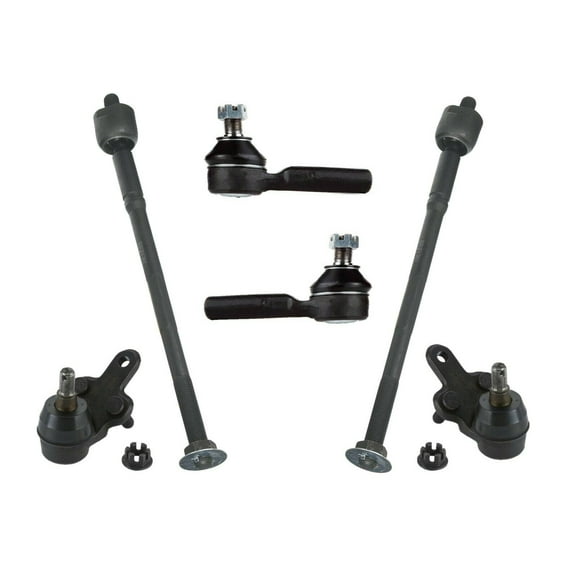 6 Pc Suspension Front Lower Ball Joints   Inner & Outer Tie Rod Ends Kit Fits select: 1992-2001 TOYOTA CAMRY, 1995-2004 TOYOTA AVALON