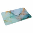 thumbnail image 2 of Teal Door Mat&nbsp;Indoor Outdoor Entrance, Non Slip Rug for Kitchen Bathroom Entryway Rug, Modern Marble Ink Painting Abstract Art Washable Doormat Floor Mat for Office Home Decor 24x36 Inch, 2 of 8