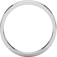 thumbnail image 2 of Platinum 3mm Flat Band - Size 6, 2 of 9