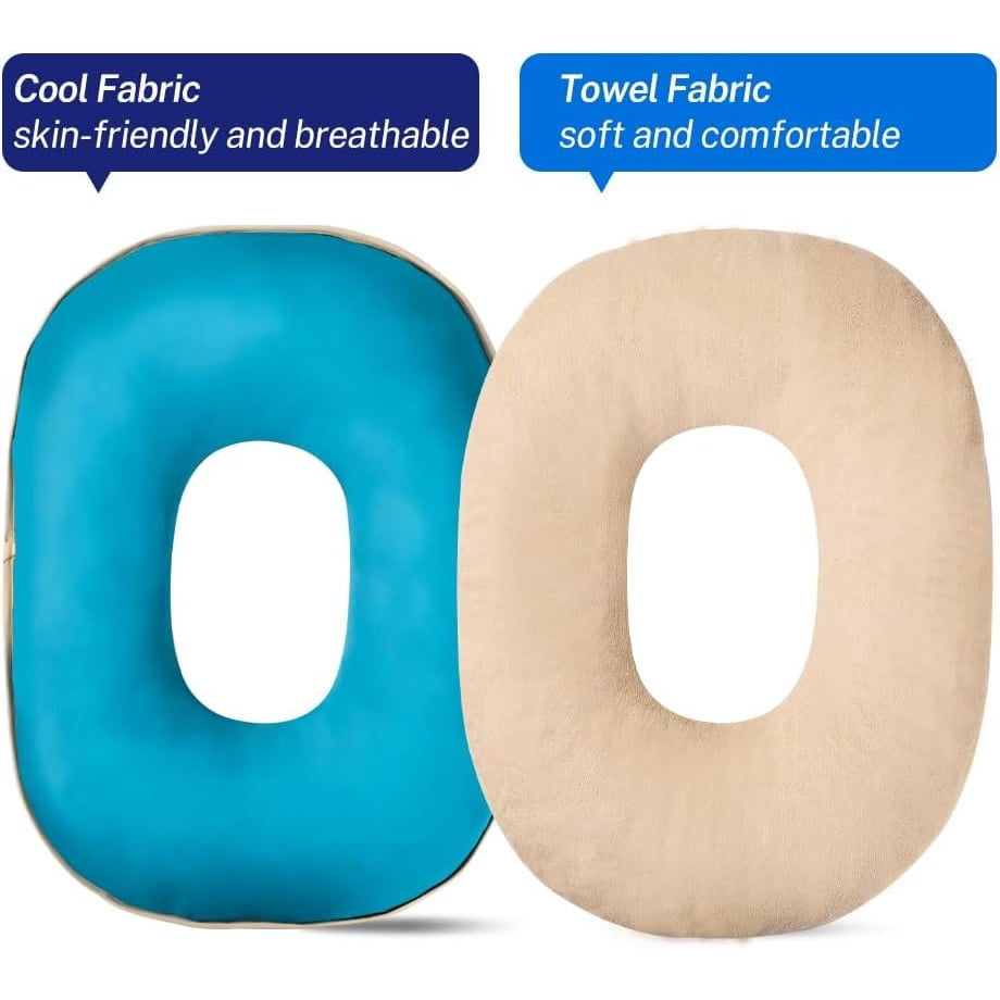 Cushion for Hemorrhoids - Donut-Shaped Pillow, Pressure-Relief Seat for Bedsores, Lightweight And Breathable, with a Removable Cover