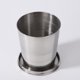 thumbnail image 1 of 3 tazas de viaje plegables para platos y utensilios, taza de camping plegable con tapas, 8.2 oz, taza de bebida portátil reutilizable expandible para supervivencia, senderismo, picnic, 1 of 3