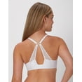 thumbnail image 4 of Maidenform Comfort Devotion Convertible Underwire Bra, Full Coverage White Cottage Ditsy Print/High As The Sky Blue Bow 36D Women's, 4 of 5