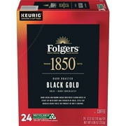 1850 Black Gold, Dark Roast Coffee, Keurig K Cup Pods, 24 Count Box