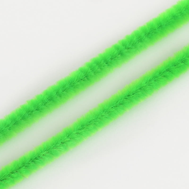 11.8 inch Pipe Cleaners DIY Chenille Stem Tinsel Garland Craft Wire Spring Green 300x5mm