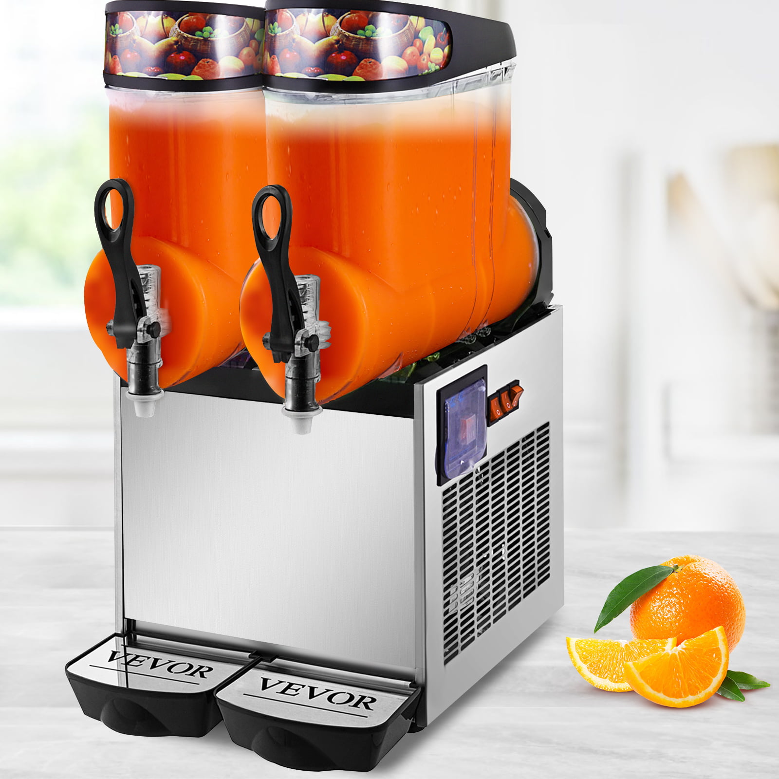 Slush slushy frozen drink máquina tanks margarita slurpee granizadora maquina bebidas tanques congelada granizado 2300w