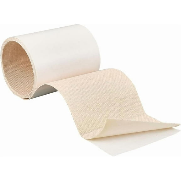 White Furniture Repair Tape Self Adhesive Repair Patch 63 x 4 Inch Waterproof Rectangle Linen Fabric Wall Cabinets Mending Stickers for DIY Wall Clothes Sofas Furniture Umbrella Goods