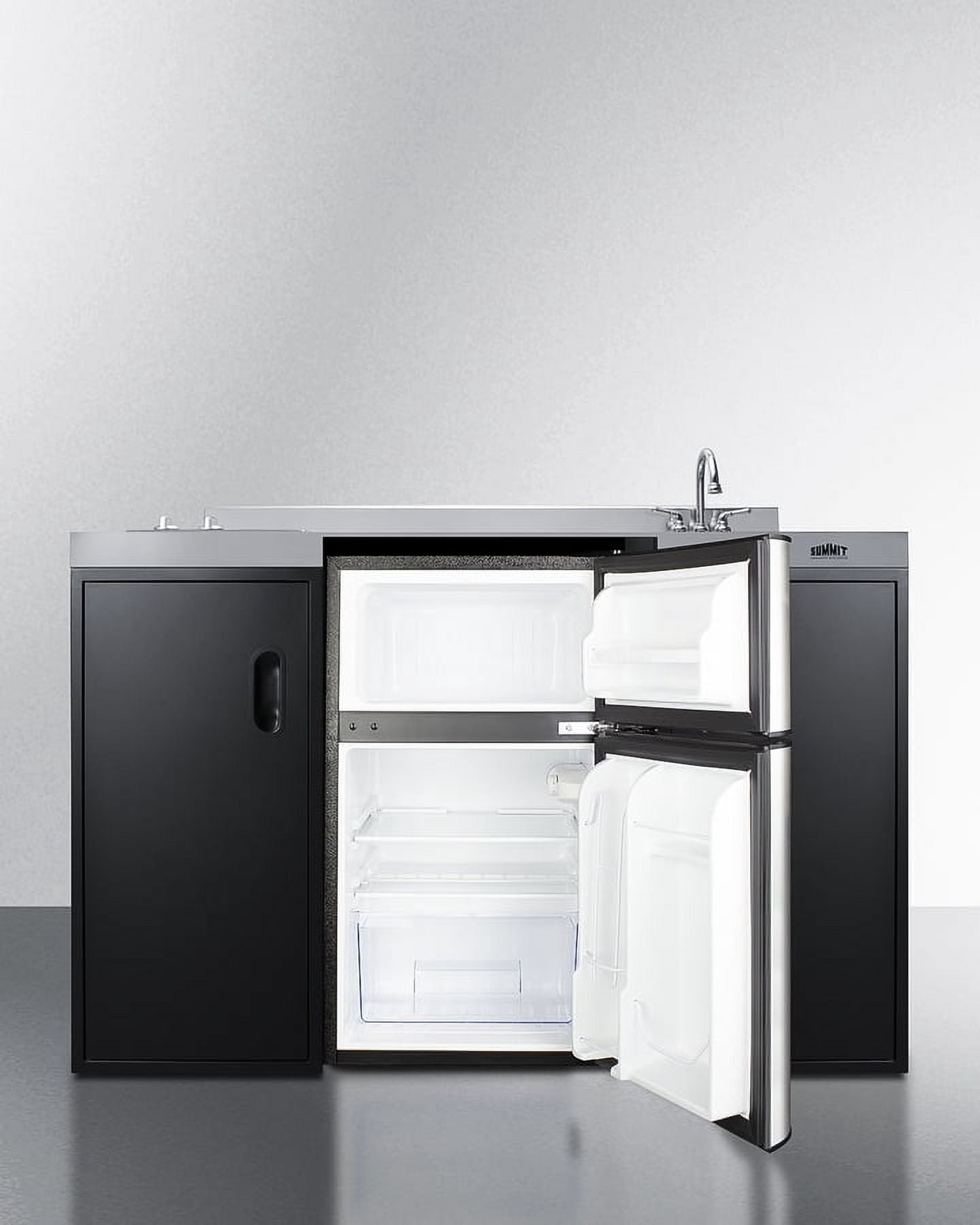 54" Wide All-In-One Kitchenette, ADA Counter Height, Right Side