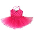 thumbnail image 1 of Vestido de Fiesta de Navidad para Niñas Verano Correa de Color Sólido Vestido de Rendimiento para Niños Material Suave Manga Corta para Dormir Vestido de Navidad de Ocio Diario Niña Bebé, 1 of 5