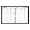House of Doolittle Recycled Professional Weekly Planner, 15-Min Appointments, 8.5 x 11, Black, 2018