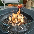 thumbnail image 4 of Elementi Plus Glass Wind Screen Outdoor Firepit Bowl Wind Guard Round Clear Fire Pit Glass Guard Fireplace Screen Tempered Glass Wind Shield Firepit Accessories - 25.4 x 25.4 Inches, 4 of 8