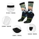 thumbnail image 5 of Fotbe Forest Plant Raccoon Calcetas Largas con Estampado para Hombre y Mujer – Calcetas de Compresión Transpirables y Elásticas, Viajar y Uso Diario Talla 5-11, 5 of 6