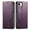 Purple, variant on Wallet Case for iPhone 16 E Leather Magnetic Flip, Card Slots, Wrist Strap Purple