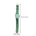 thumbnail image 4 of Stylish Snowflake Face Christmas Watch Fashion Lady's Wrist Watch Green, 4 of 9