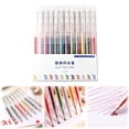 thumbnail image 1 of Glitter Gel Pens Set,8-18 Colors Metallic Shimmer Marker,1.0mm Fine Point Water-based Ink Sparkly Markers for Drawing Art Projects Card Making(12 Colors), 1 of 9