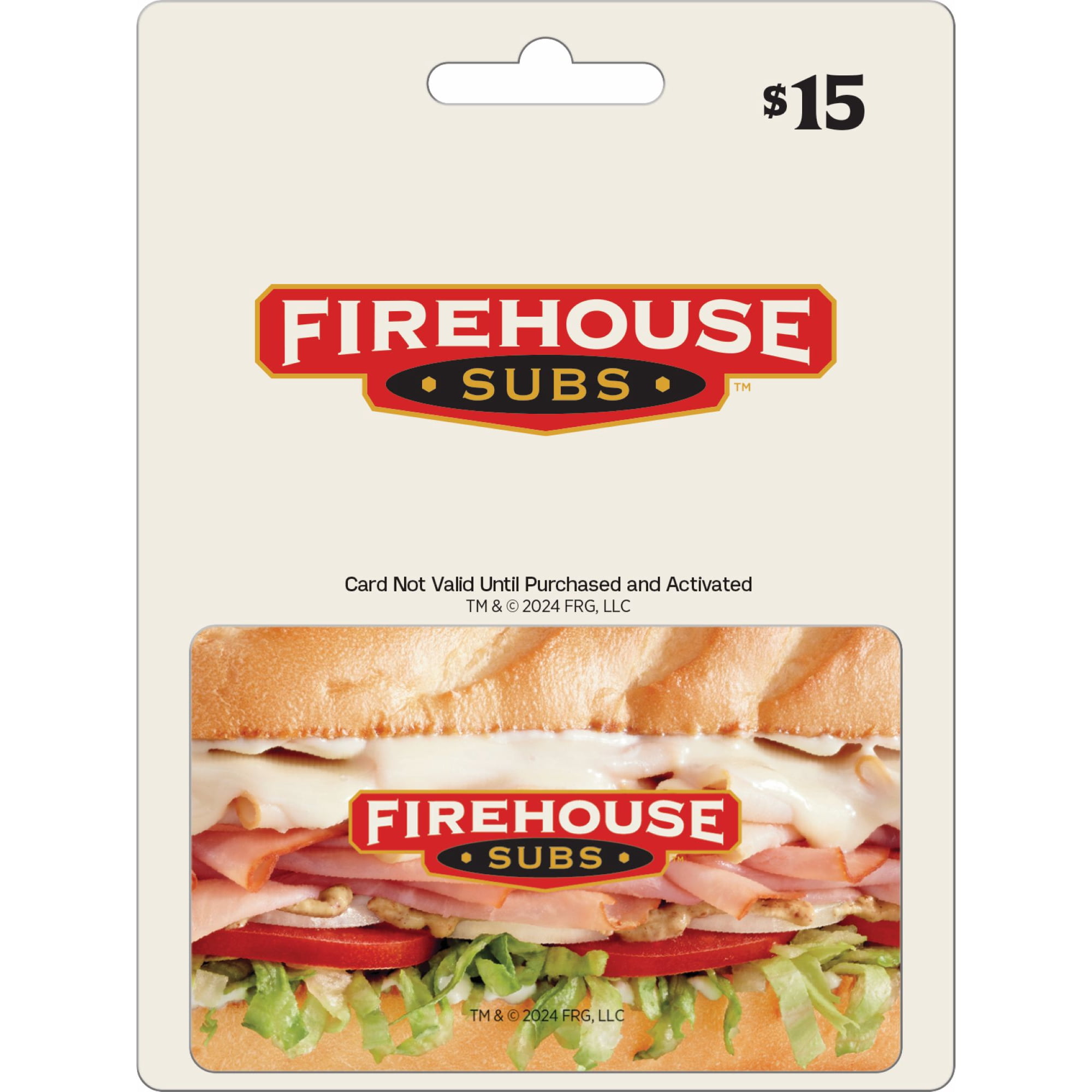 Firehouse Subs Gift Card $15 Gift Card