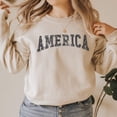 thumbnail image 6 of AMERICA Graphic Unisex Fleece Pullover, 6 of 6