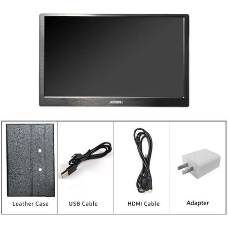 ips monitor portable hdmi input lcd usb built powered display