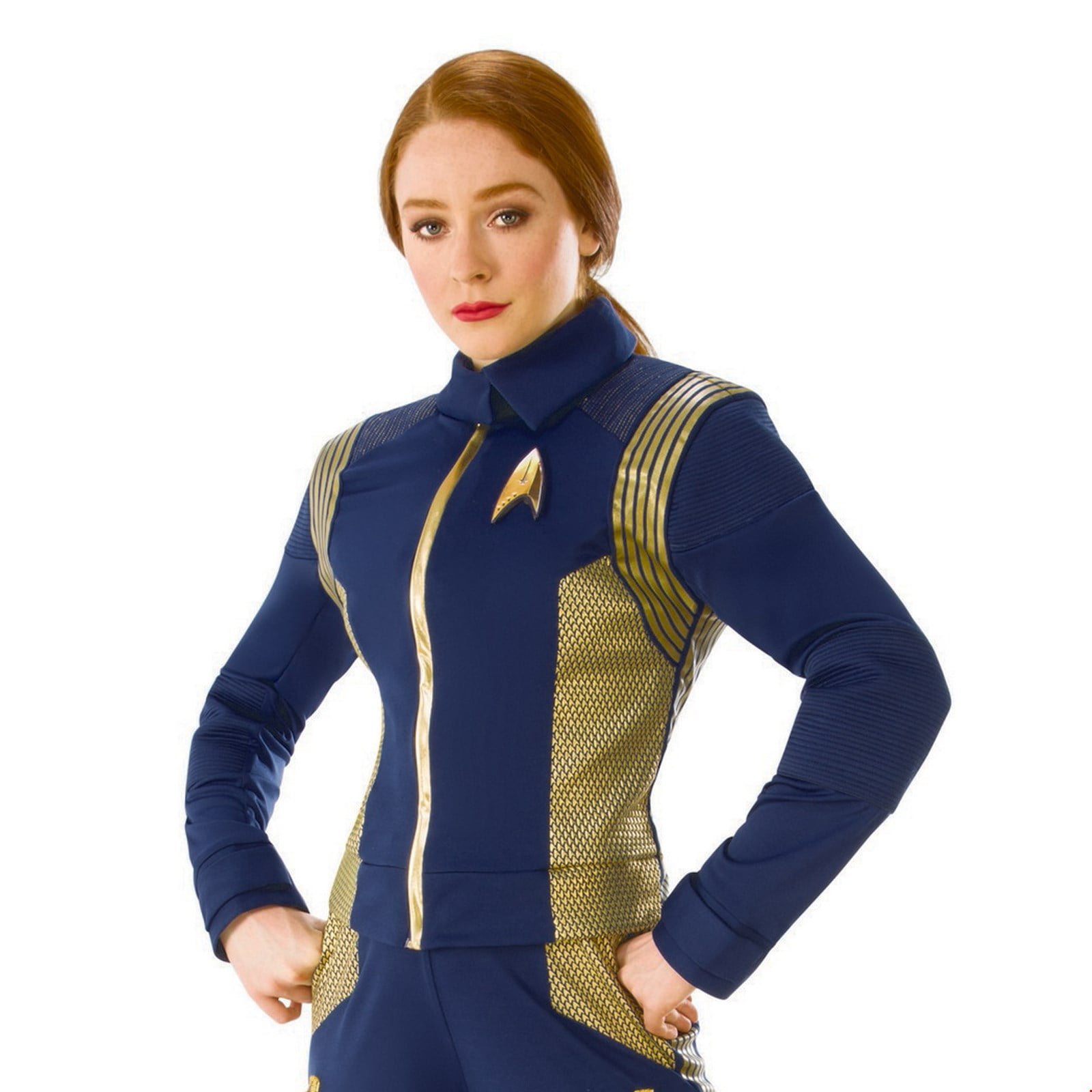 Star Trek Cosplay Enterprise Admiral Costume Military Uniform Navy Blue Hot Sale 