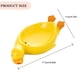 thumbnail image 3 of Plato de jabón de baño de pato Bandeja de soporte de jabón de cerámica portátil Suministros de baño reutilizables Likrtyny  Libre de BPA, 3 of 7