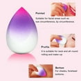 thumbnail image 4 of Gradient beauty sponge, makeup sponge, 3 pieces, 4 of 5
