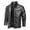 Black, variant on New & Trending Cafe Racer Distressed Mens Lambskin Leather Jacket - Genuine Men Leather Jacket - Mens Leather Biker Jacket Brown 10
