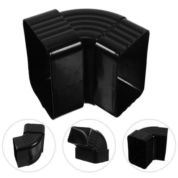 WHAMVOX  Aluminum Gutter Connectors Rain Downspout Elbows Corrugated
