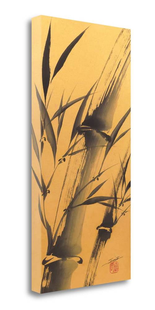 "Bamboos Strength" By Katsumi Sugita Canvas Art (15 in. W x 1.5 in. D x