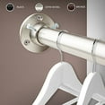 thumbnail image 4 of Rod Desyne C-1943-DP100-285 1" Adjustable Closet Rod with Socket Set, 28-48", Satin Nickel, 4 of 4