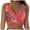 Z02-Red-01, variant on TOWED22 Women Halter Bikini Top Push Up Swimsuit Top Retro Swim Top Twist Front Bathing Suit Top Only(Green,M)