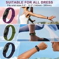 thumbnail image 4 of 3 Pack Vodtian Elastic Bands Compatible with Fitbit Inspire 3/Inspire 2/Inspire/Inspire HR/Ace 2/Ace 3, Soft Nylon Adjustable Wristband for Women Man, 4 of 7