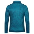 thumbnail image 6 of Polo Shirts for Men Men's Golf Shirt Dry Fit Long Sleeve Blue S, 6 of 7
