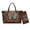 Brown-Butterfly, variant on LedBack Deer Hunting Printed Handbag and Wallet Set Womens Tote Bag Top Handle Shoulder Purse with Matching Wristlet Wallet Pu Leather Totes Satchel Purses for Travel, Brown