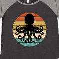 thumbnail image 4 of Inktastic Octopus Retro Vintage Sunset Women's Plus Size T-Shirt, 4 of 5