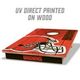 thumbnail image 3 of YouTheFan NFL Cleveland Browns 2' x 3' Cornhole Game, 3 of 6