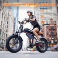 thumbnail image 3 of Large Electric Bicycles for Adult（Age18+）Max 90-Mile Range,750W,27.9MPH,48V 18Ah Battery,7-Speed,20"x4.0"Retro Motorcycle Design Fat Tire Ebike for City Trail Mountain Riding, 3 of 9