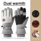 thumbnail image 3 of Guantes de invierno impermeables para mujer, guantes de nieve cálidos, guantes de esquí para niños y niñas, mitones para mujer, resistentes al viento, 3 of 6