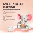 thumbnail image 5 of 4 Modes Baby Breathing Soothing Elephant Plush Doll Toy Sleeping Companion Music and Light Doll Sensory Stuffed Toy Kids Gift, 5 of 5