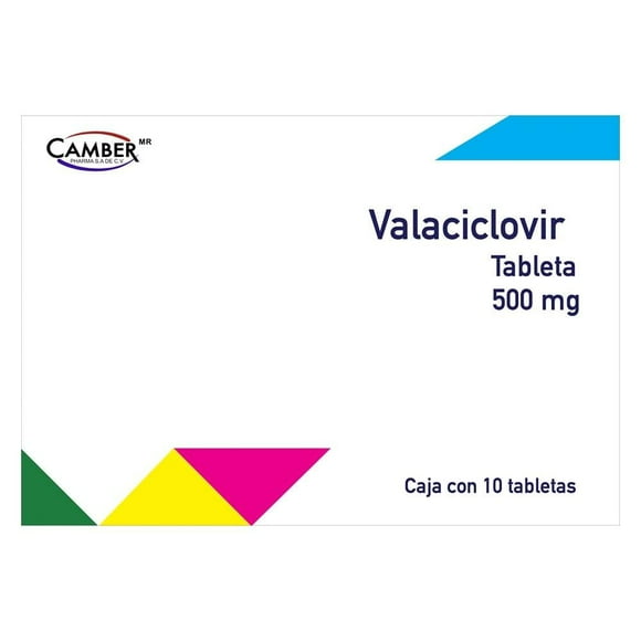 Valaciclovir 500 mg 10 tabletas